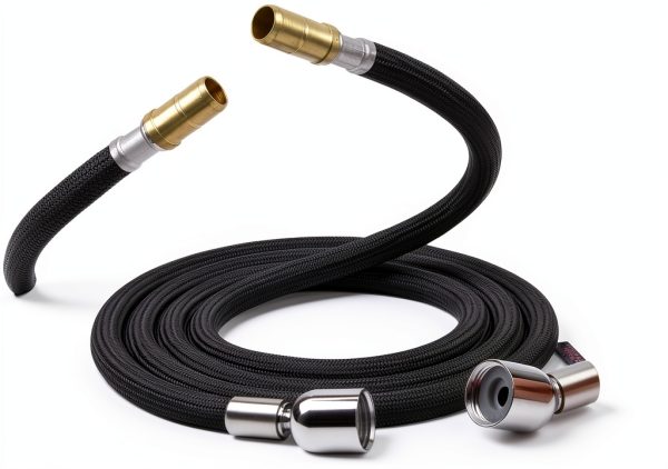 Liberflow Kohler Faucet Hose Replacement Metal Black-5