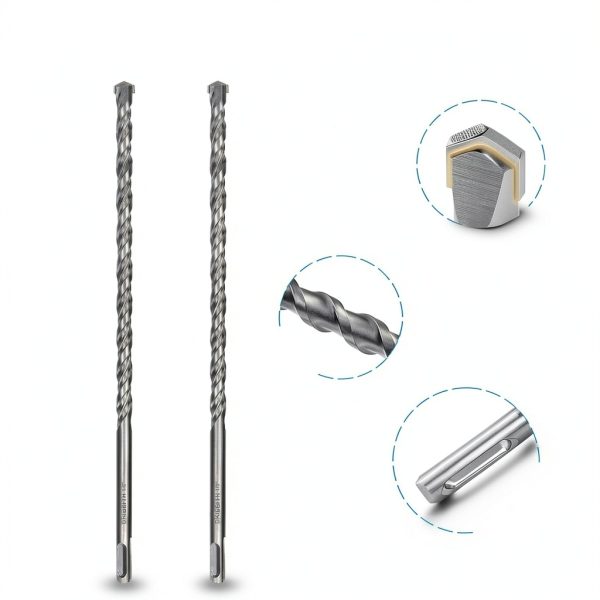 DKIBBITH SDS Plus Concrete Drill Bits Carbide Tipped-1