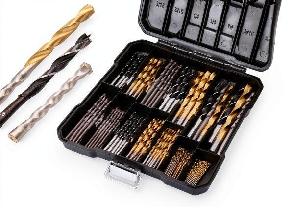 Sainty Sumex Drill Bit Set 140 Pieces Titanium Masonry Wood-0