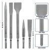 WildBossy SDS Plus Drill Bit Set Concrete Masonry Tools-3