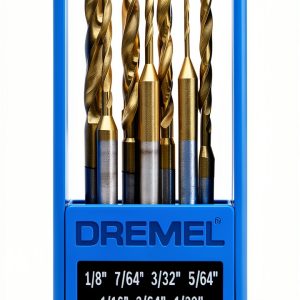 Dremel Drill Bits Set Titanium Coated Wood Plastic Metal-0