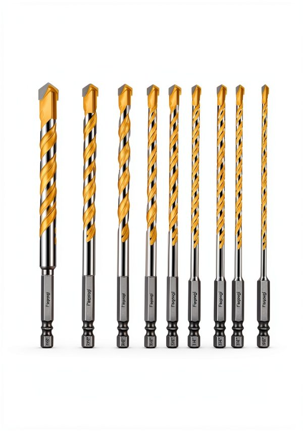 Faqeegi Masonry Drill Bits Ultra Fine Carbide 10 Piece Set-6