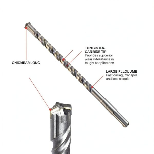 SALITools SDS Plus Masonry Drill Bits Carbide Tipped 4-3