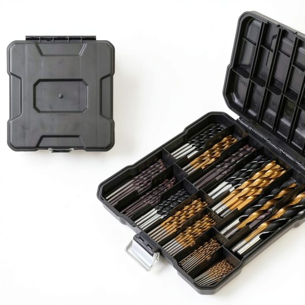 Sainty Sumex Drill Bit Set 140 Pieces Titanium Masonry Wood-6