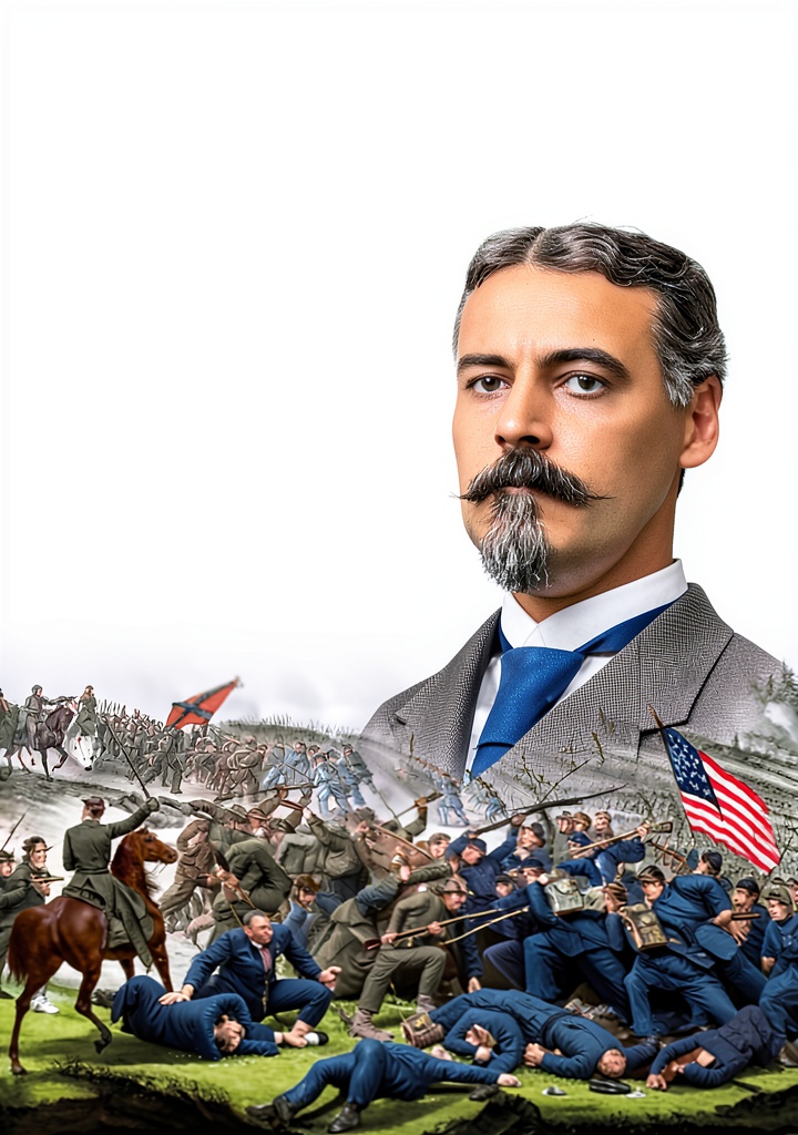 'Kindle book cover showing Civil War historical imagery'