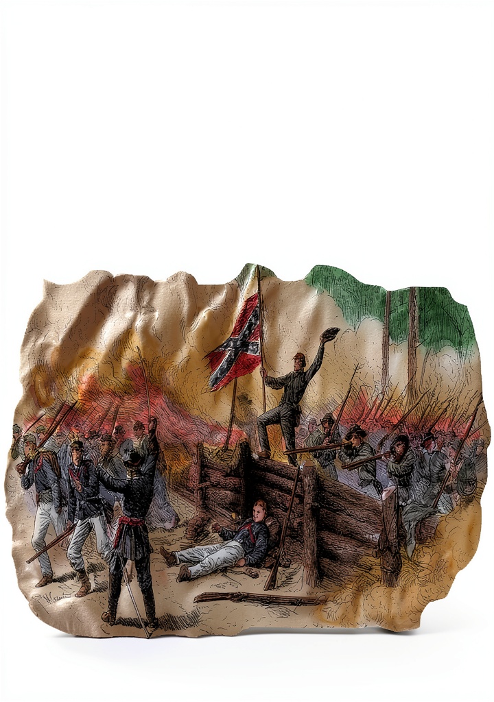 Civil War Series Book 2 Kindle cover showing historical battle scene