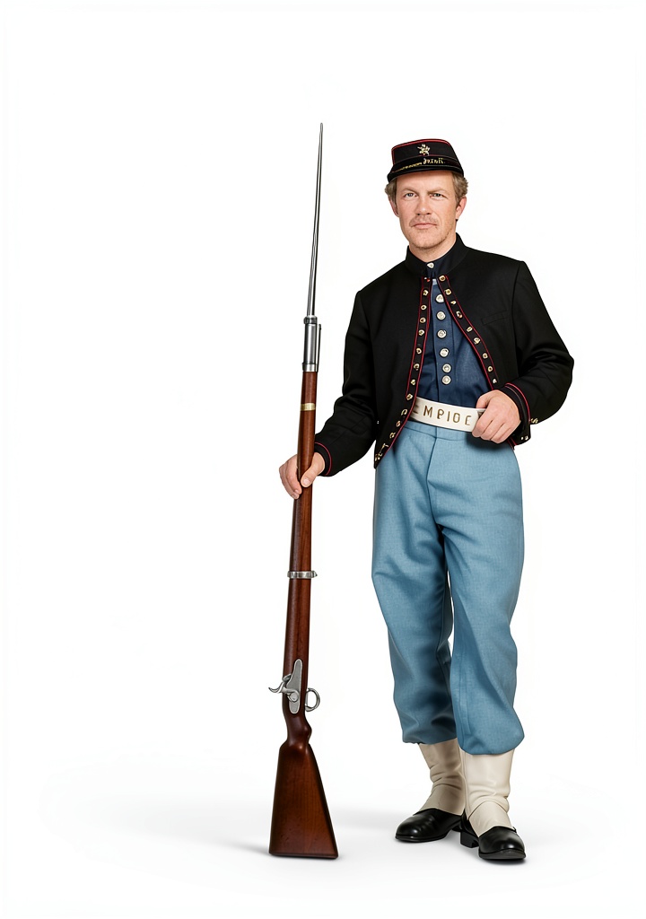 Kindle book cover showing Civil War regimental history theme