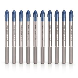Farhigh Cross Drill Bit Set 10 Pcs Tungsten Carbide Tips-0