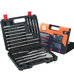 WildBossy SDS Plus Drill Bit Set Concrete Masonry Tools-0