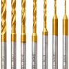 Dremel Drill Bits Set Titanium Coated Wood Plastic Metal-1