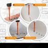 BGTEC Carbide Masonry Drill Bits Set Precision Universal-4