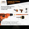 BGTEC Carbide Masonry Drill Bits Set Precision Universal-7