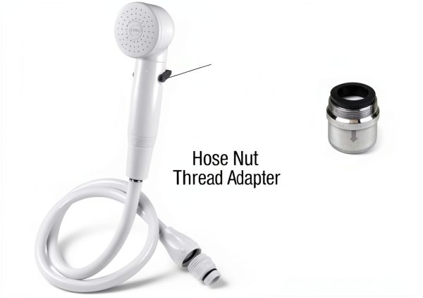 Danco White Plastic Handheld Sink Sprayer Faucet-6