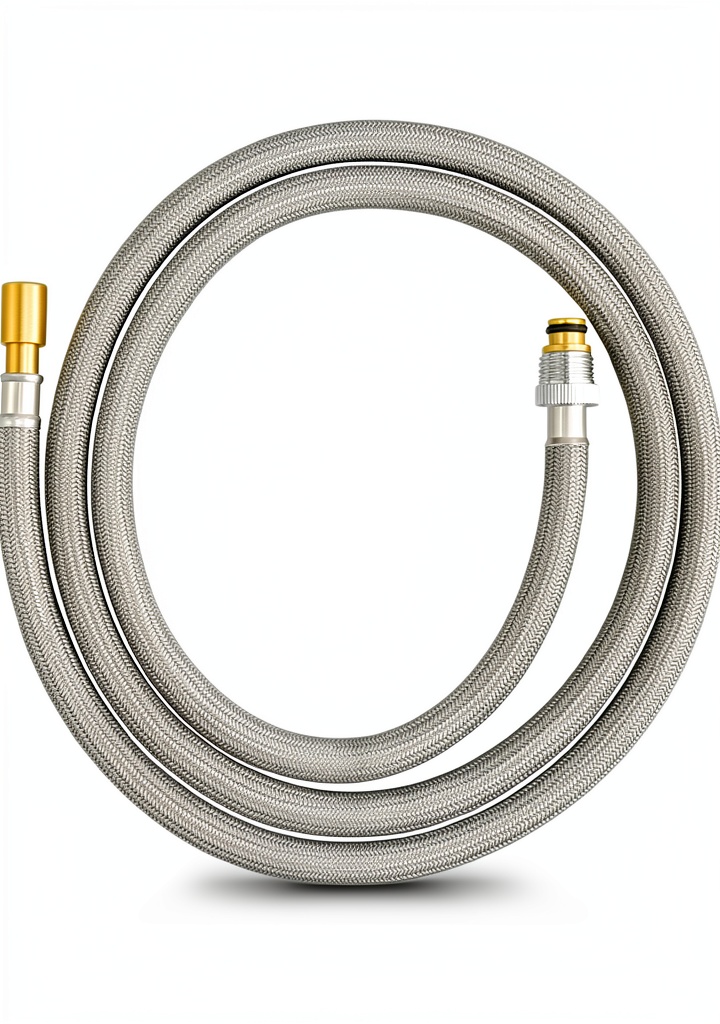 Installing Delta faucet replacement hose in a modern kitchen