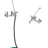 Sepaitek Mop Sink Hose 2.4ft PVC Brass Stainless Steel-3