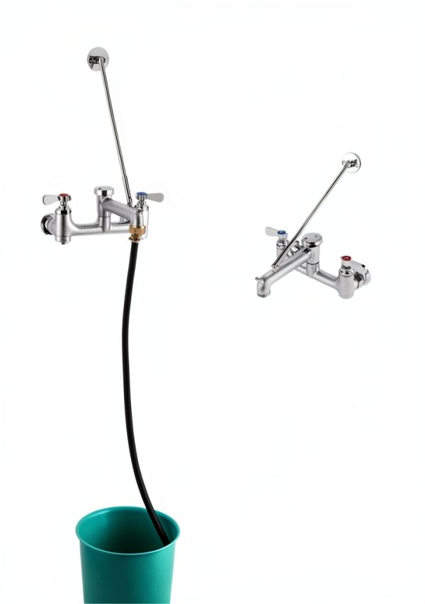 Sepaitek Mop Sink Hose 2.4ft PVC Brass Stainless Steel-3