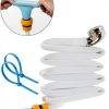 Zhongpu Reach Silicone Shower Hose 6ft White Faucet Spray Attachment-3