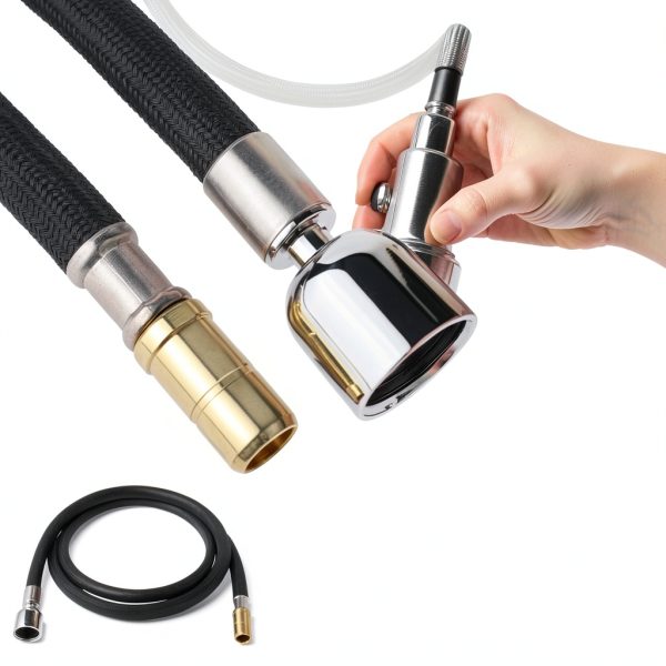 Grandiance Faucet Spray Hose Kit K-1219935-BC Chrome 67in Nylon-3
