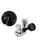 Berkeley Compact Round Faucet Spray Hose 4ft Black Lightweight-3
