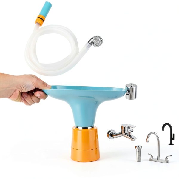 Zhongpu Reach Silicone Shower Hose 6ft White Faucet Spray Attachment-2