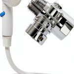 Rinse Ace 6ft White Shower Hose Connector Model 94170 Quick‑Connect-0