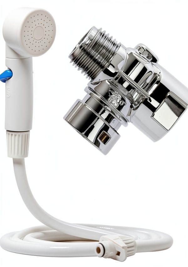 Rinse Ace 6ft White Shower Hose Connector Model 94170 Quick‑Connect-0