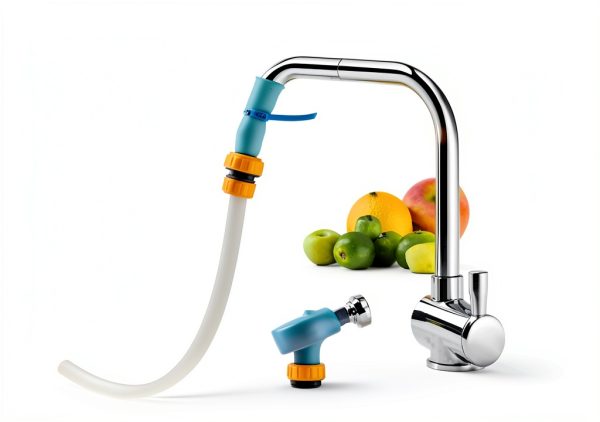 Zhongpu Reach Silicone Shower Hose 6ft White Faucet Spray Attachment-4
