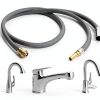 Awelife 59 Inch Kitchen Faucet Pull-Down Hose Gray NSF Certified TPV-2