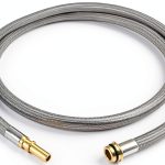Awelife 59 Inch Kitchen Faucet Pull-Down Hose Gray NSF Certified TPV-0