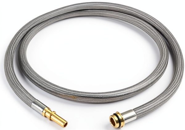 Awelife 59 Inch Kitchen Faucet Pull-Down Hose Gray NSF Certified TPV-0