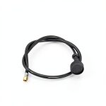 Berkeley Compact Round Faucet Spray Hose 4ft Black Lightweight-0