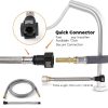Grandiance Pull-out Kitchen Faucet Hose 59in Gray with Quick Connector-3