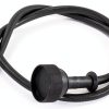 Berkeley Compact Round Faucet Spray Hose 4ft Black Lightweight-4