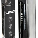 Pen Light WOLFEssentials Aluminum Pupil Gauge Pen Light Black 2.89 oz-0