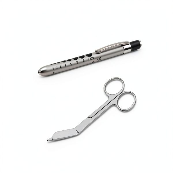 EMI 5.5" Lister Bandage Scissors & Diagnostic Penlight Set-0