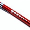 Penlight A2ZSCILAB Medical Aluminum LED Pen Light with Pupil Gauge Red-2