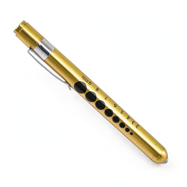 Professional Medical Diagnostic Penlight Gold Pupil Gauge by Vilmark-0