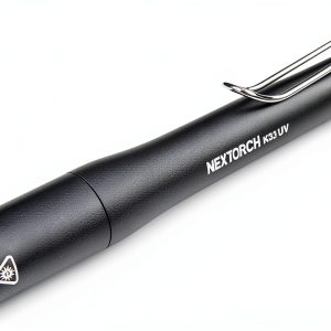 NEXTORCH K33 UV Pen Light, 365 nm Black Light Rechargeable Pocket Flashlight with Black Glass Filter & 1300 mW for Resin, Pet Urine Detection, Evidence Collection, Authentication, Hygiene Inspection-0