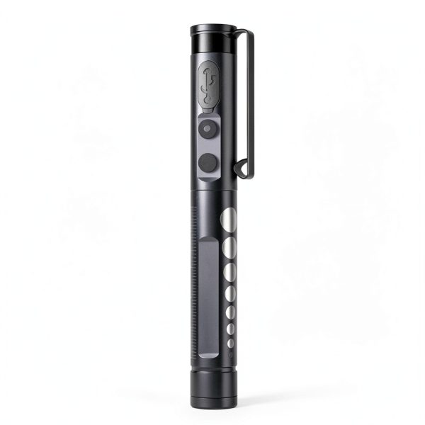 Pen Light for Nurse, Rechargeable LED Medical PenLight, Warm/Cool White & Stepless Dimming, Portable Medical PenLight for Nurse, Doctor, First Aid, EMT, Nursing,Nursing Student (Black)-4