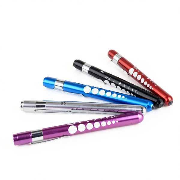 Katartizo Green Pen Light with LED Pupil Gauge Reusable Penlight-1