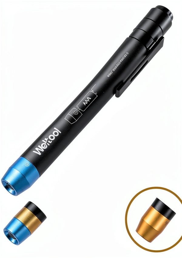 Weltool M6-BL EMS Medical Penlight Soft Light with Pupil Gauge for ENT-1