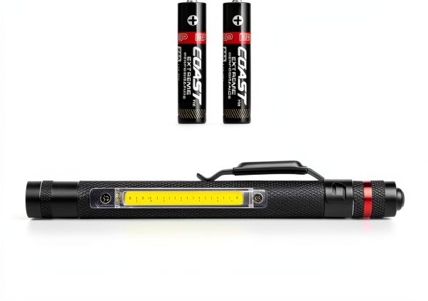 Coast G23 120 Lumen Alkaline Dual Power Magnetic LED Penlight Black-7