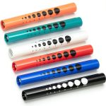 Novamedic 6 Pack Multi-Color Disposable LED Pen Light with Pupil Gauge, Medical Diagnostic Penlight for Doctors Nurses EMTs and Nursing Students-0