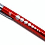 Penlight A2ZSCILAB Medical Aluminum LED Pen Light with Pupil Gauge Red-0