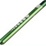 Katartizo Green Pen Light with LED Pupil Gauge Reusable Penlight-0