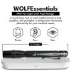 Pen Light WOLFEssentials Aluminum Pupil Gauge Pen Light Black 2.89 oz-1