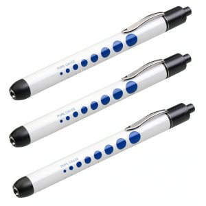 ADC Metalite 352 Penlight Set of 3 White with Pupil Gauge-0