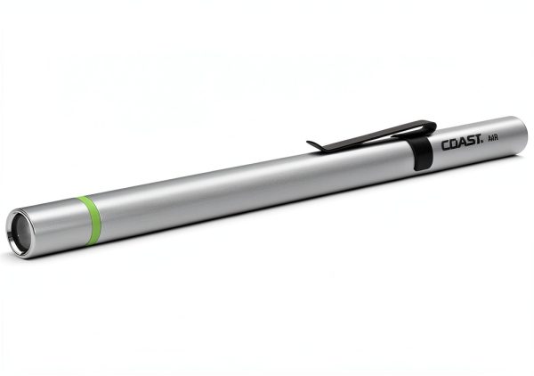 COAST A9R 54 Lumen Rechargeable Inspection Beam LED Penlight Silver-0