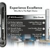 Pen Light WOLFEssentials Aluminum Pupil Gauge Pen Light Black 2.89 oz-5
