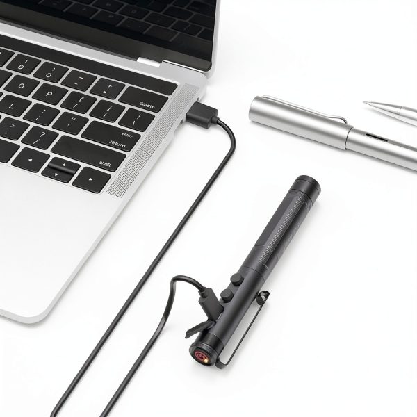 Pen Light for Nurse, Rechargeable LED Medical PenLight, Warm/Cool White & Stepless Dimming, Portable Medical PenLight for Nurse, Doctor, First Aid, EMT, Nursing,Nursing Student (Black)-1